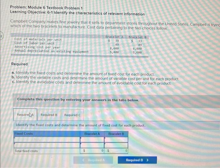 the two bracelets to manufacture Cost data petang to the two choices