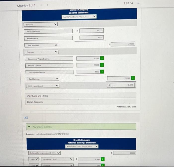 at year-end, July 31, 2022. Salaries and wages payable $1,800 Notes payable