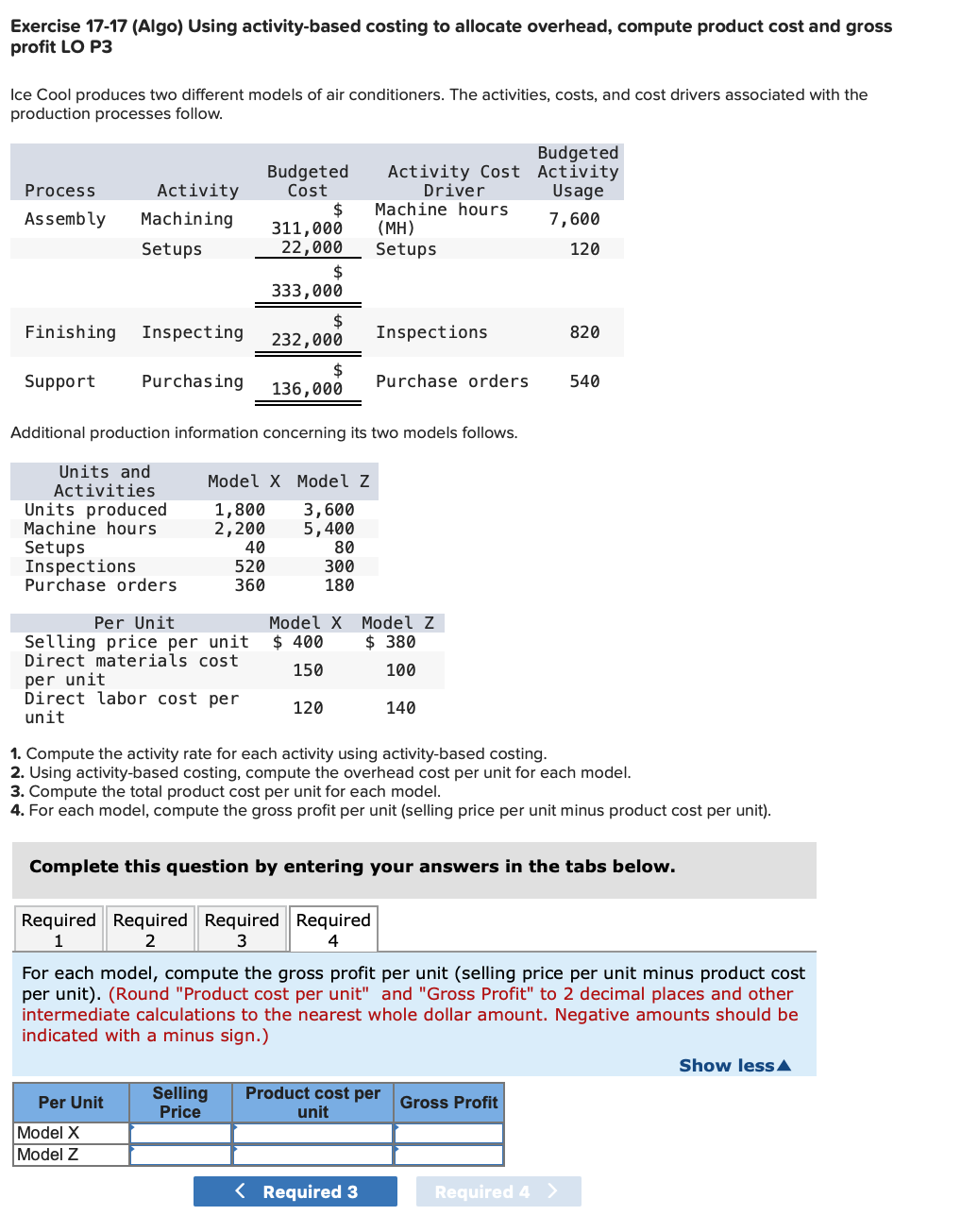 processes follow. Budgeted Process Activity Budgeted Cost Activity Cost Activity Driver Usage