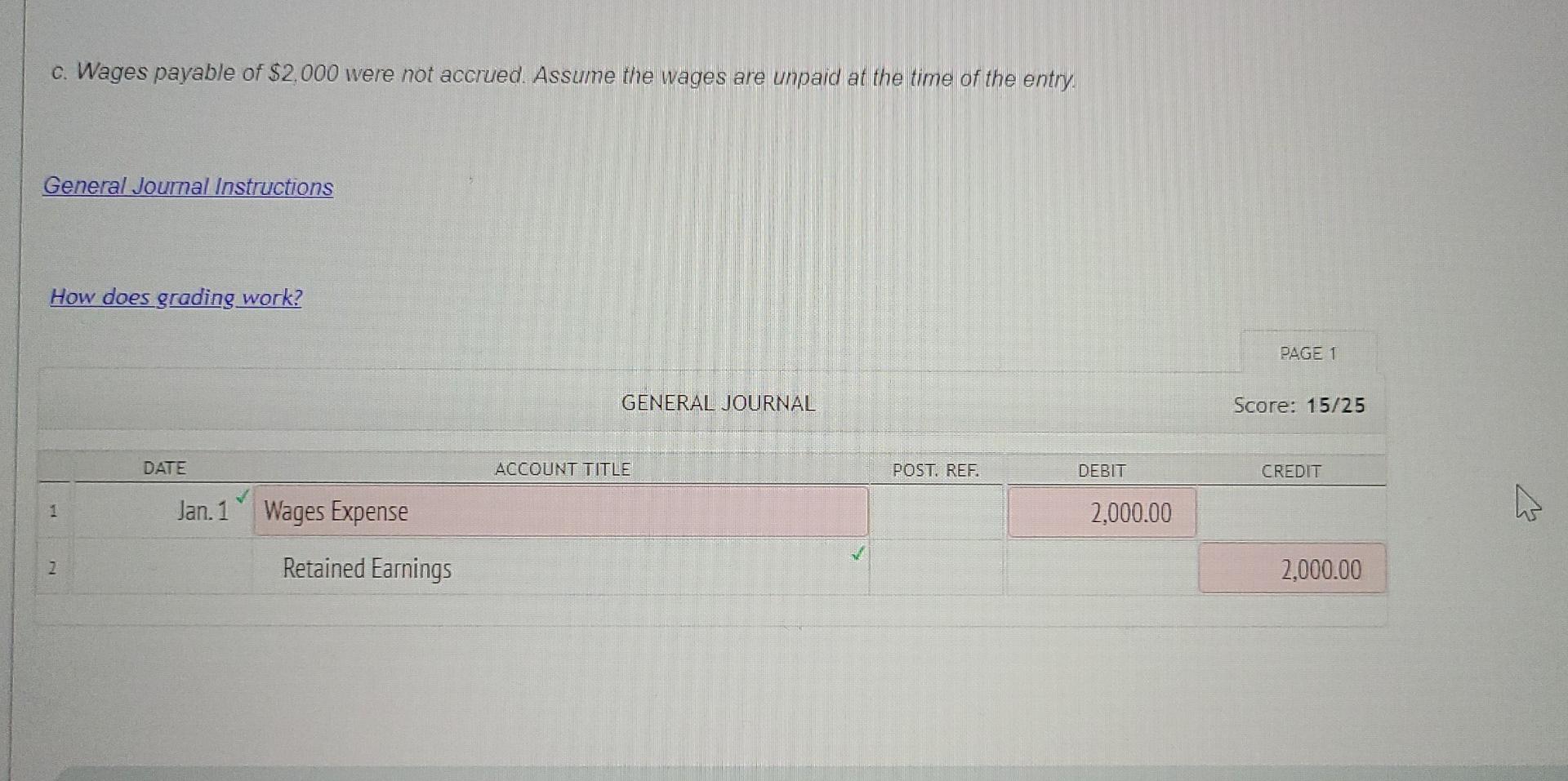 d. Payment of next year's rent, $4,000, was recorded as rent expense.