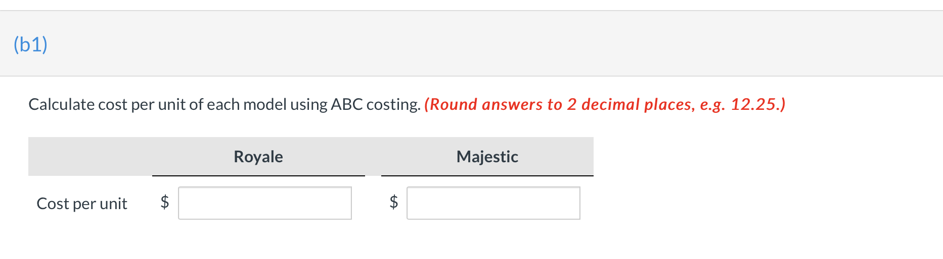 for $1,630, and a new model, the Majestic, which sells for $1,270.