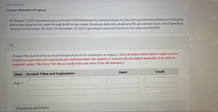 View Policies Current Attempt in Progress On August 1, 2021, Speedway Ltd.