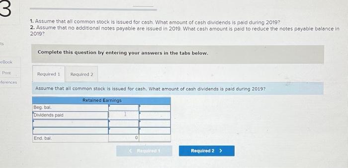 INC. Comparative Balance Sheets December 31, 2019. eBook Print References Assets Cash