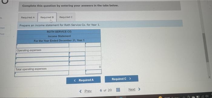 Use aging of accounts receivable to estimate the uncollectible accounts expense Roth