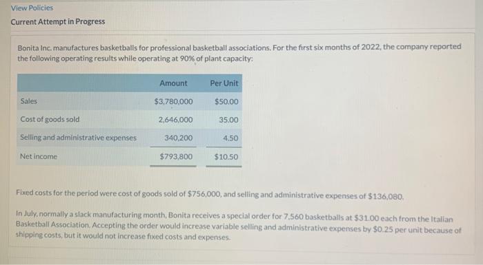 places, es 125) Incremental revenue Incremental cost Variable COGS Variable S&A Additional
