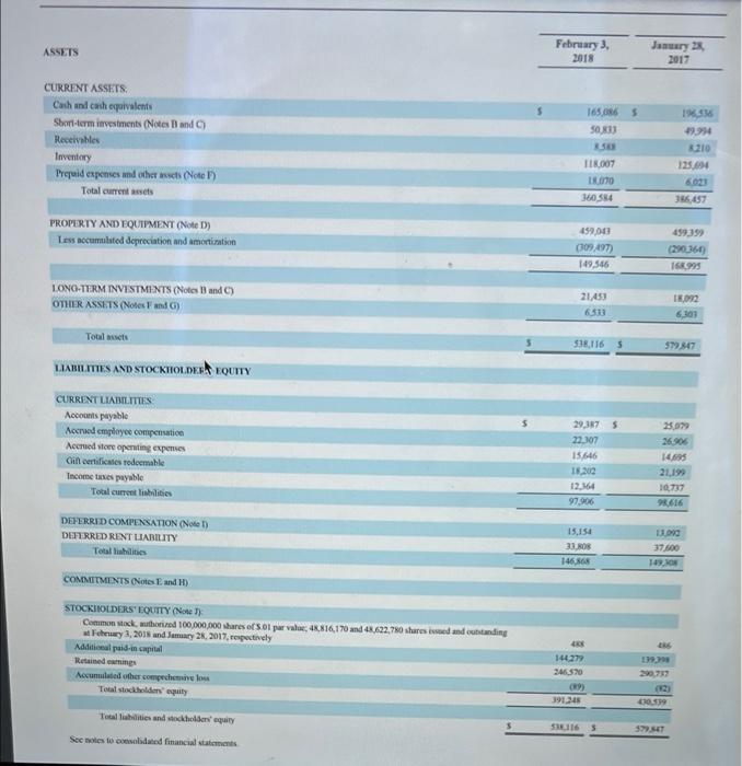 of the book. Required: 1. Calculate Buckle's percentage change in total assets