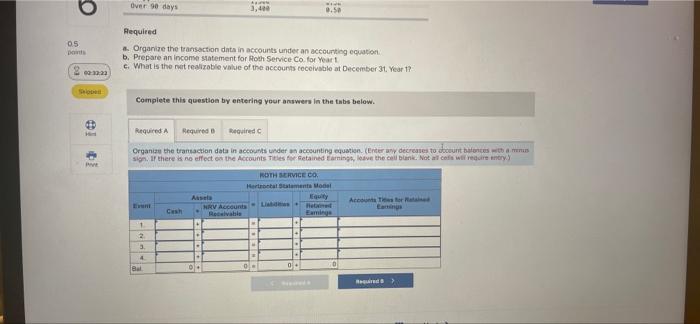 Learning Objectives: 0.5 por H DE 2-3 Use the percent of receivables