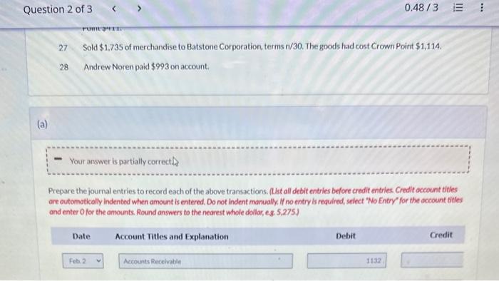 during the company's first month of business. The company expects a return