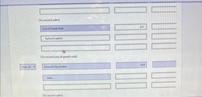 of the merchandise purchased on February 2. The goods had cost Crown