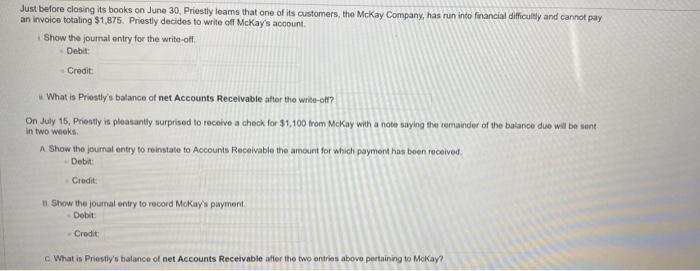 for Allowance for Doubtful Accounts, BDE for Bad Debt Expense, REV for