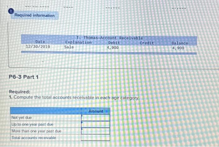 Equipment Company uses the aging approach to estimate bad debt expense at