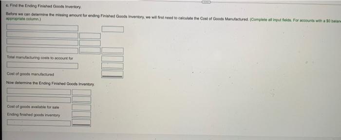 Direct labor in October $ 3,800 Manufacturing overhead in October $ 6,400