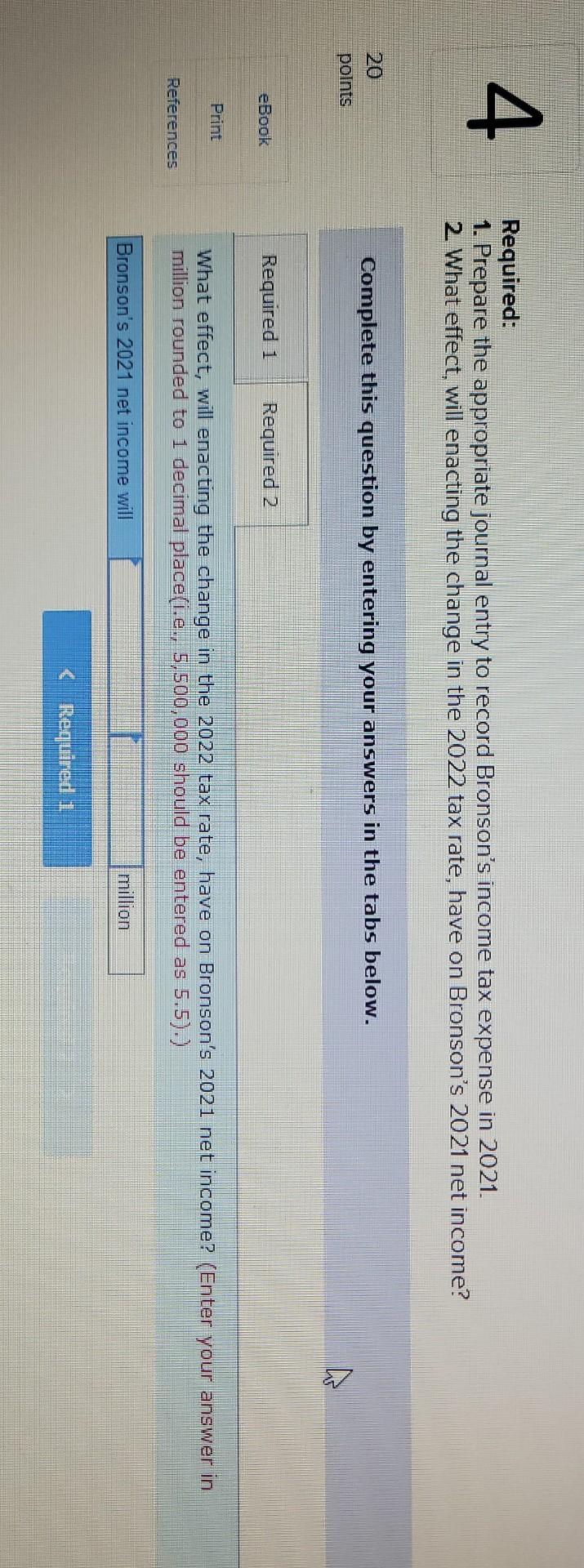to a temporary difference of $37 million. The tax rate was 25%.