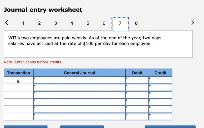 shows that $2,400 of coverage has expired. b. An inventory count shows