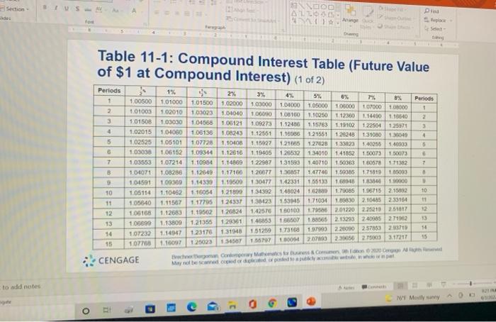 compounded quarterly, for 15 months. O a $883.54 Ob $18,788.21 Oc $1.873.44