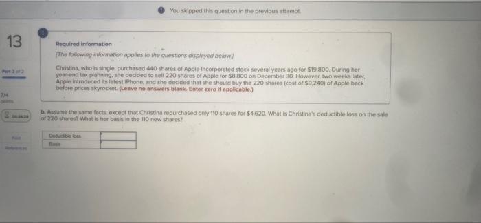 in the previous attempt. Pet1of2 754 2003 [The following information applies to