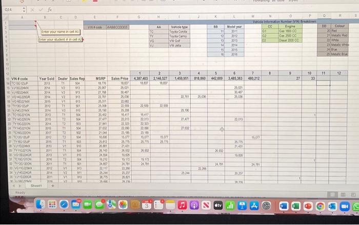 of the worksheet as a guide to create appropriate nested functions to