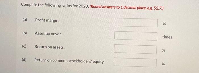 balance sheet data are as of December 31. 2020 2019 Net sales