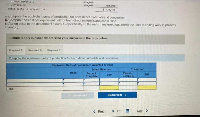 products LO P1 HI-T Company uses the weighted average method of process