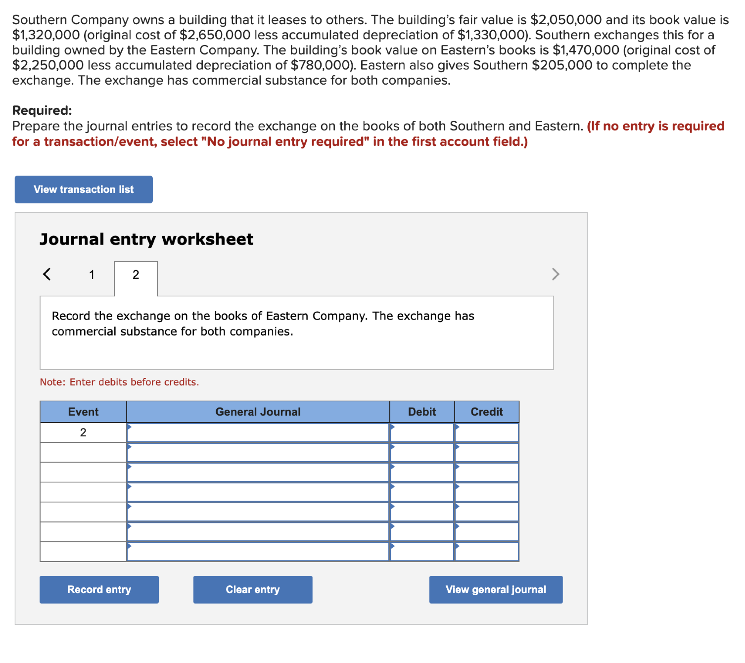 Southern Company owns a building that it leases to others. The buildings
