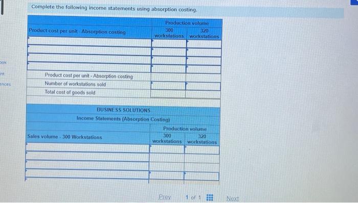 furniture to equal 300 workstations at a sales price of $3,000 each)