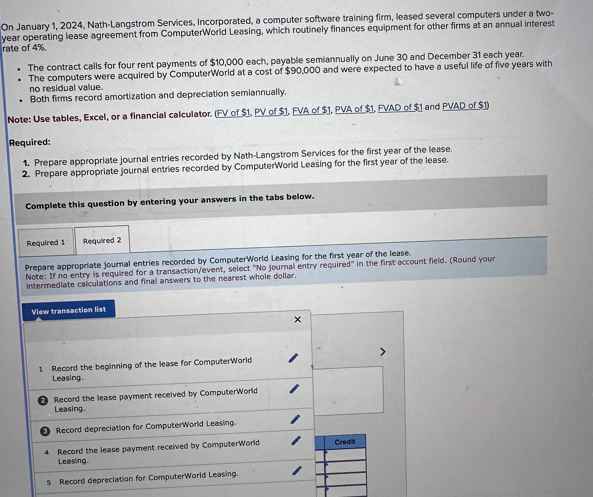 On January 1, 2024, Nath-Langstrom Services, Incorporated, a computer software training firm,