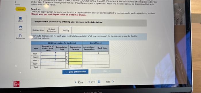 factory on January 1. The factory manager estimates the machine will produce