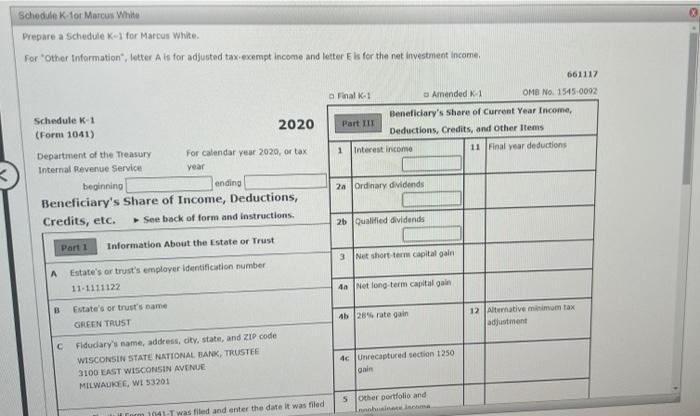 addition, determine the amount and character of the income and expense items