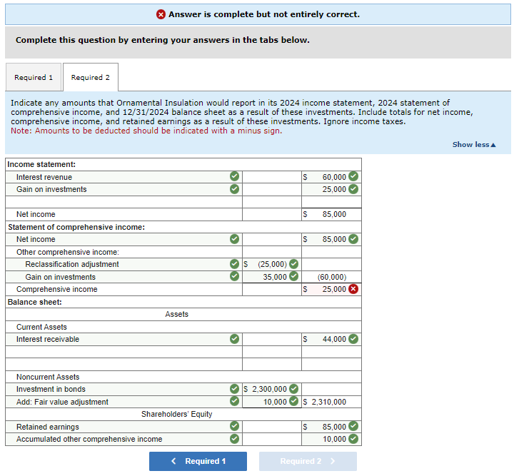 Answer is complete but not entirely correct. Complete this question by entering