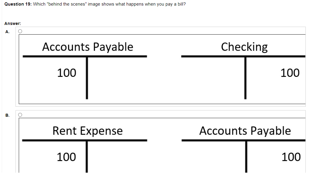 Question 19: Which "behind the scenes" image shows what happens when you