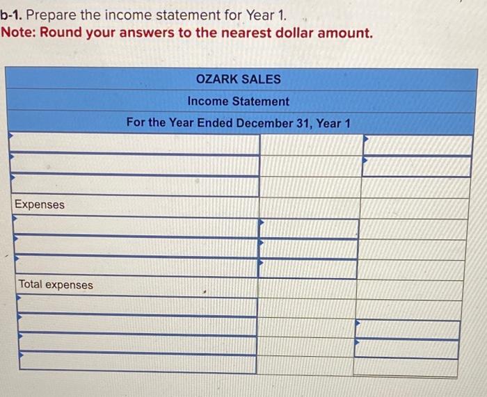 applies to the questions displayed below.] The following transactions apply to Ozark