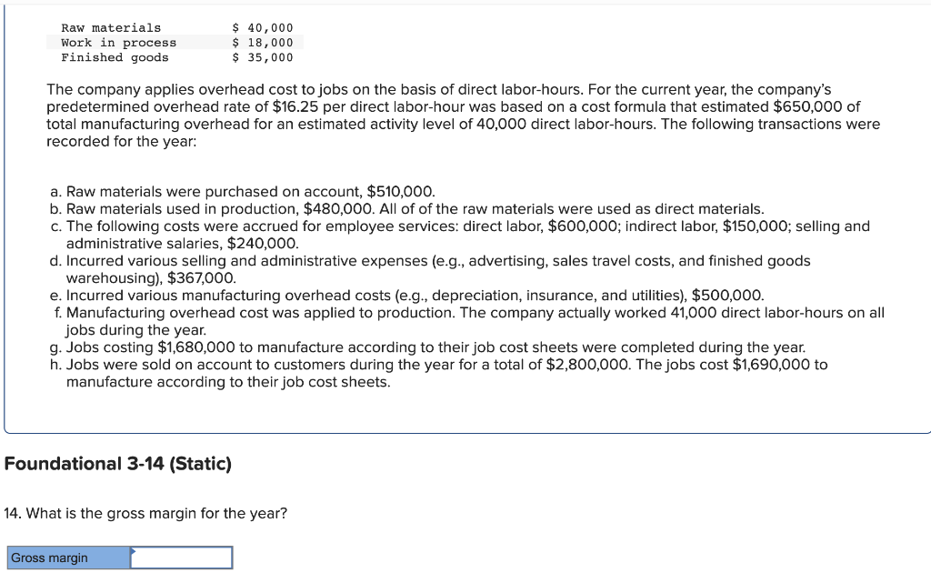 Raw materials Work in process Finished goods $ 40,000 $ 18,000 $