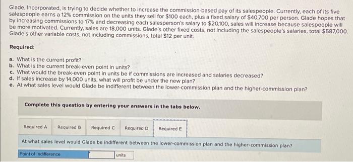 17% and decreasing each salesperson's salary to $20,100, sales will increase because
