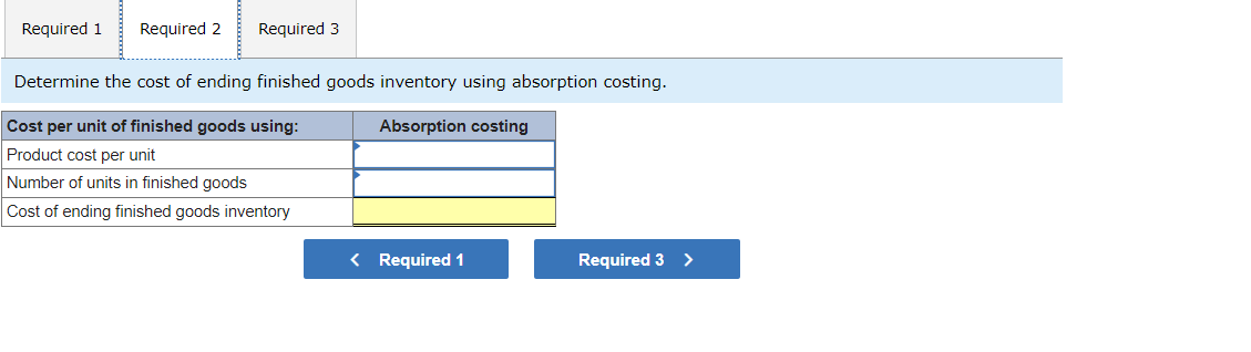 the following information for its first year of operations. Direct materials Direct