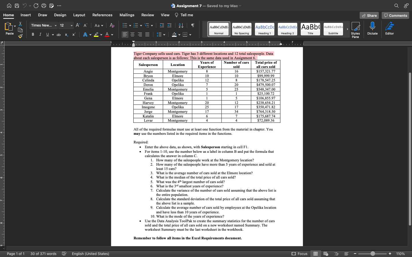 Home G Paste Assignment 7 - Saved to my Mac Insert Draw