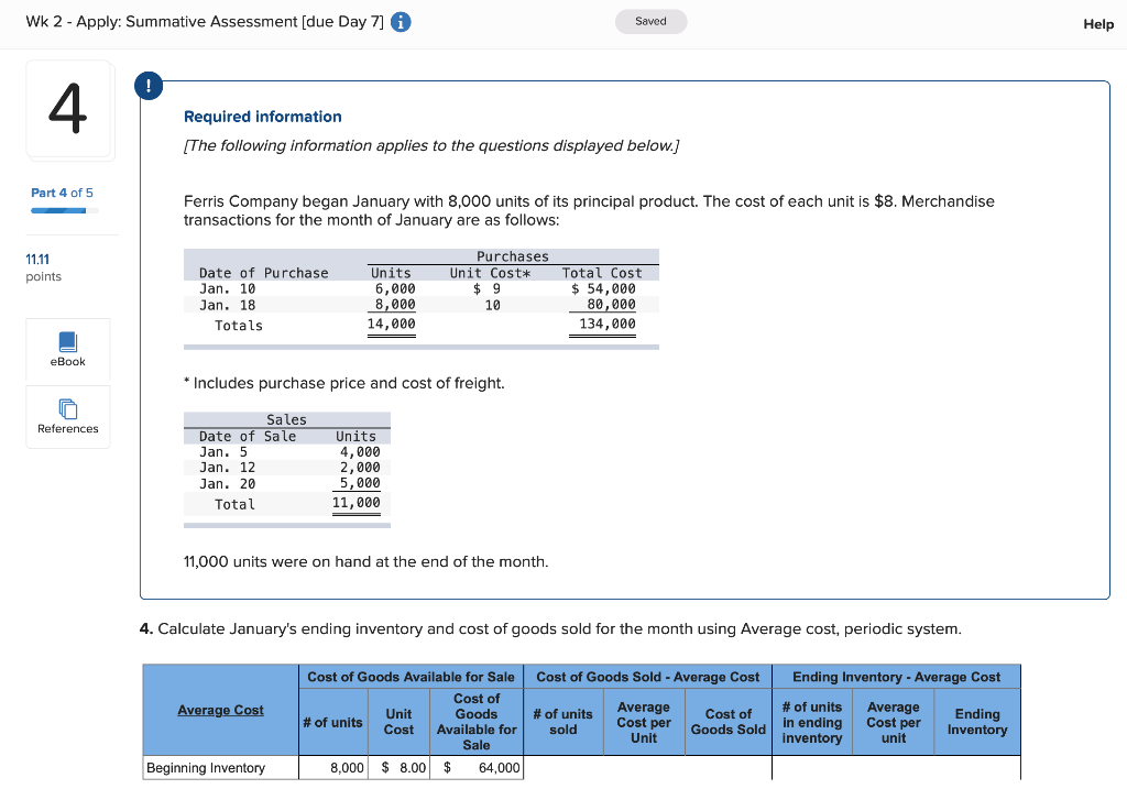 Wk 2 - Apply: Summative Assessment [due Day 7] ! 4 Required