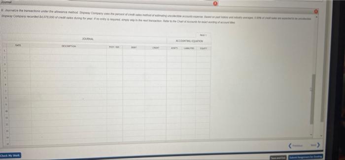 from the records of Shipway Company for the first year of its