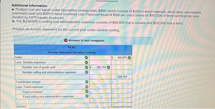 of kayaks, began operations this year. During this year, the company produced