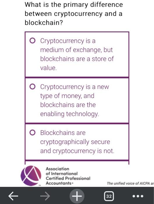 their customers. O Owning cryptocurrency is only having custody of the assets,