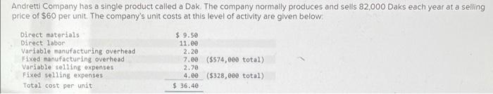 Req 4D Req 5 An outside manufacturer has offered to produce 82,000