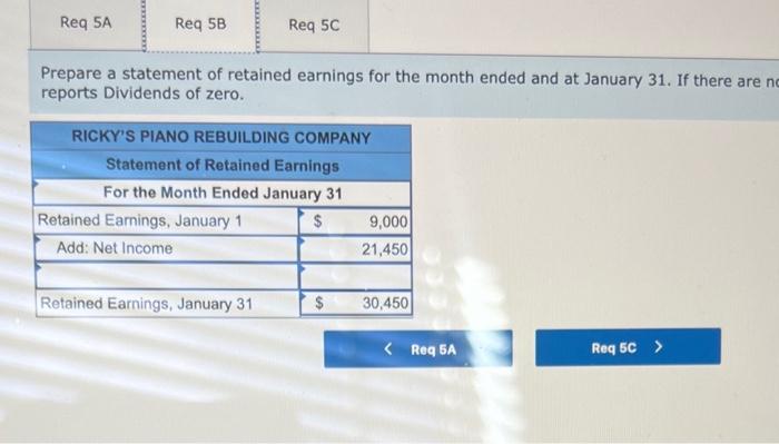 Statements [LO 3-2, 3-3, LO 3-4] [The following information applies to the