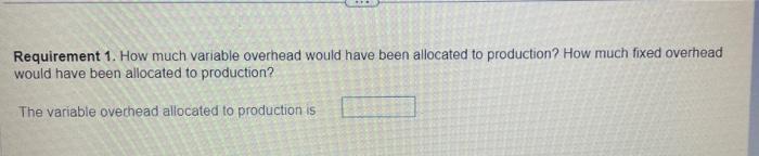 the variable MOH rate variance and the variable MOH efficiency variance What