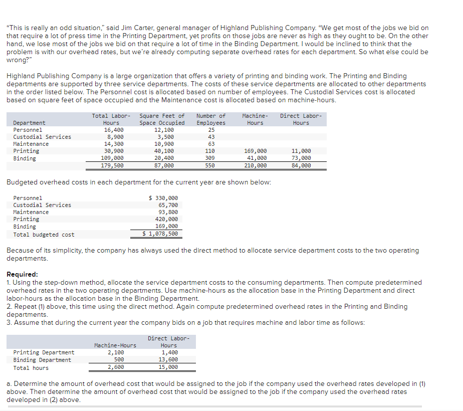 "This is really an odd situation," said Jim Carter, general manager of