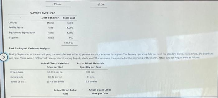 Parts A and B of the comprehensive problem. Be sure you have