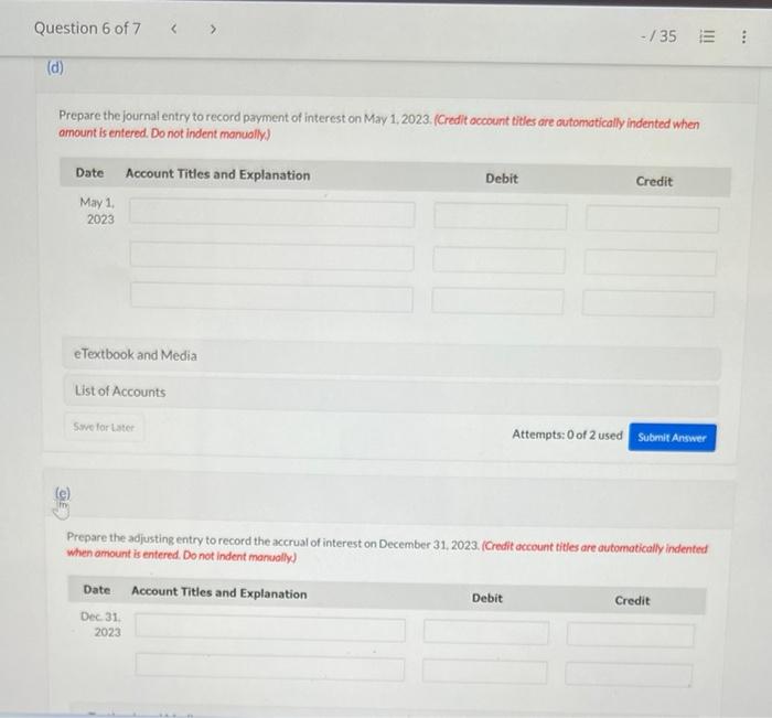 automatically indented when amount is entered. Do not indent manually. Record journal
