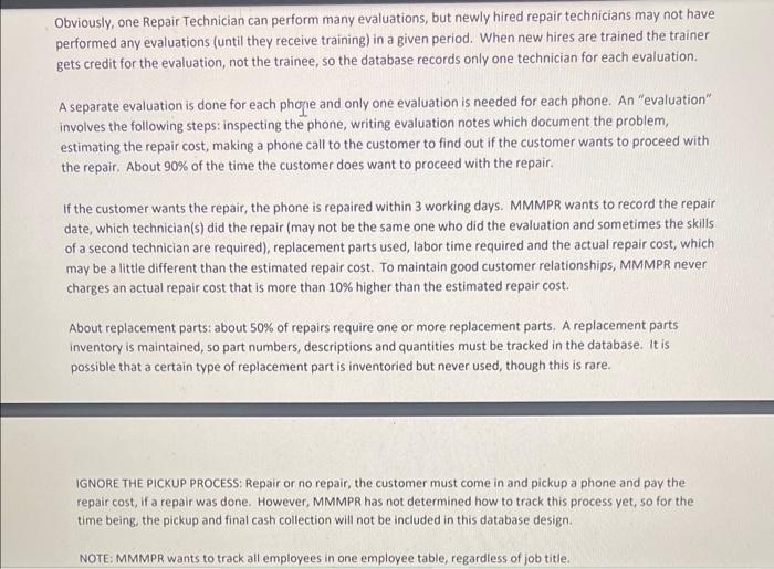 Entity-Relationship Diagram. Include the maximum and minimum cardinalities for each relationship you