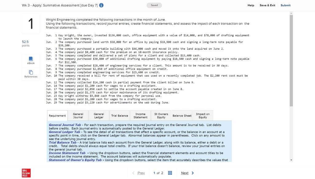 Help Save & Exit Submit Wk 3 Apply: Summative Assessment [due Day