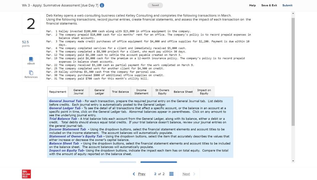 of June. Using the following transactions, record journal entries, create financial statements,