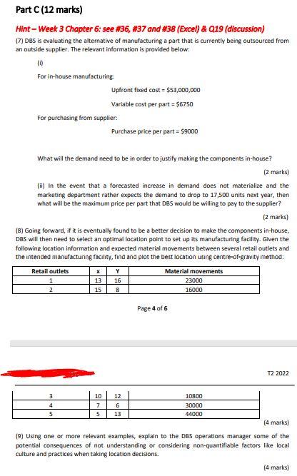 (Excel) & Q16 (discussion) Year Forecast Actual Requirement I 15010 17090 2