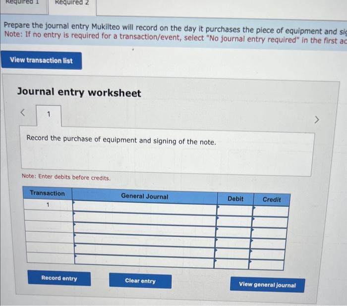 signed a note for $50,000 to purchase a new piece of equipment.